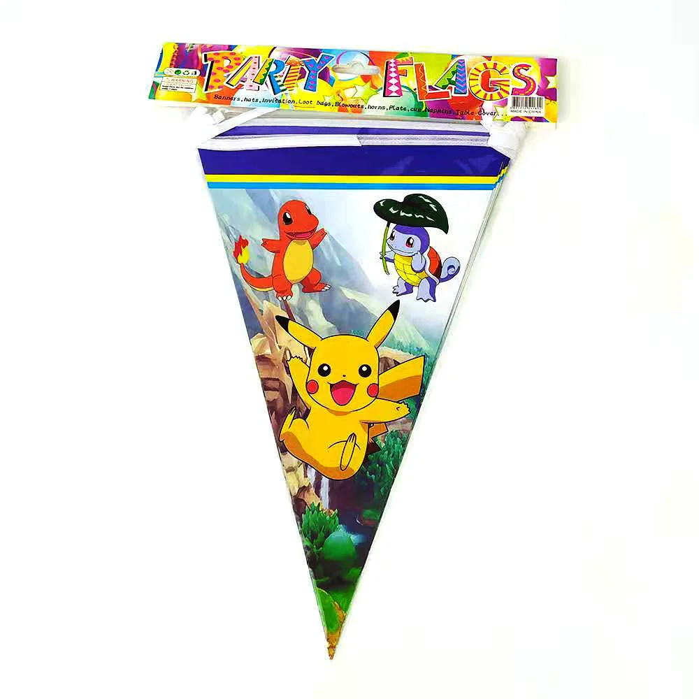 20Japanese Pokemon Theme Pikachu Characters Birthday Party Decoration Tableware Dinner Plate Tablecloth Paper Cup Popcorn Bucket venom toys