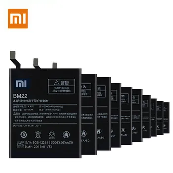 

10pcs Xiao Mi Original BM22 Battery For XiaoMi 5 Mi5 M5 Prime Real Capacity Replacement Phone Batteria Akku + Free shipping