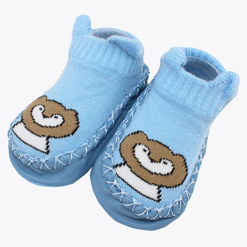 2019 Cartoon Baby Walking Shoes Baby Floor Socks Cotton Children's Socks Newborn Baby Shoes Slip-On Babies Shoes for Baby Girl
