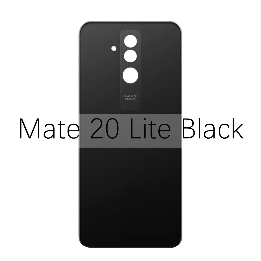 Для huawei mate 20 Lite Крышка для батареи Задняя стеклянная панель Задняя Дверь Корпус чехол для huawei mate 20 Pro крышка для батареи mate 20 окно