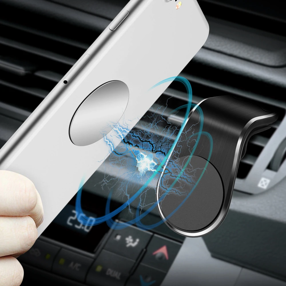 Magnetic Car Holder For Phone in Air Vent Mount Clip Strong Magnet Mobile Cell Smartphone Auto Support GPS Navigation | Автомобили и