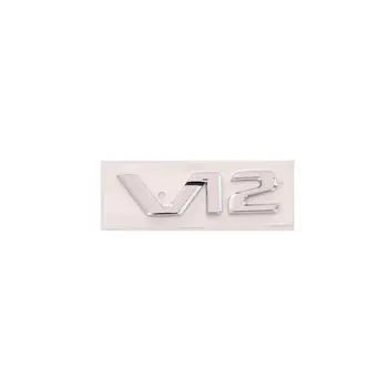 

50PCS/LOT ABS Plastic Sticker V12 Car Trunk Emblem Badge