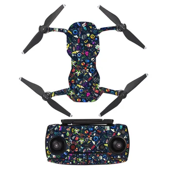 

Cool Graffiti Style Decal Skin Sticker For DJI Mavic Air Drone + Remote Controller + 3 Batteries Protection Film Cover A0235