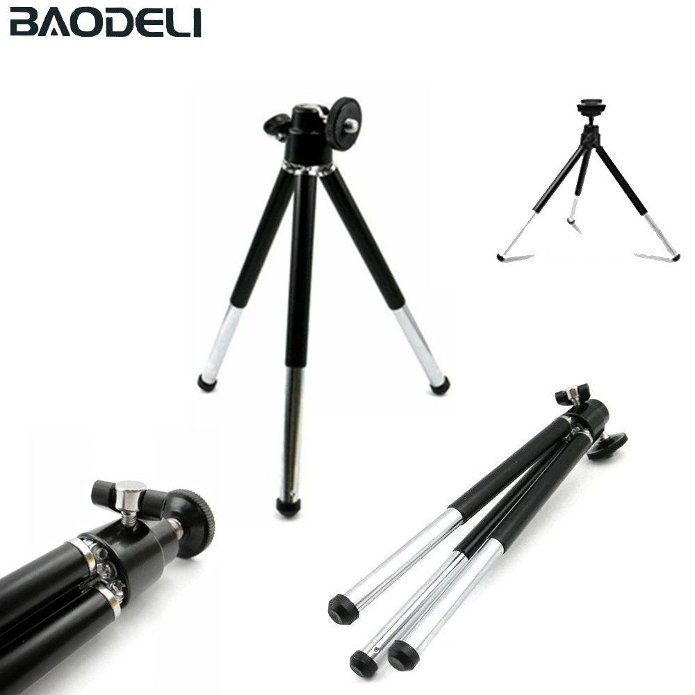 Photographic Lighting Stand Fill Light Phone Holder Stand Adjustable Tripod Suit For Ring Light With 1/4 Screw Desktop Ring Lamp light stand photographic light stand