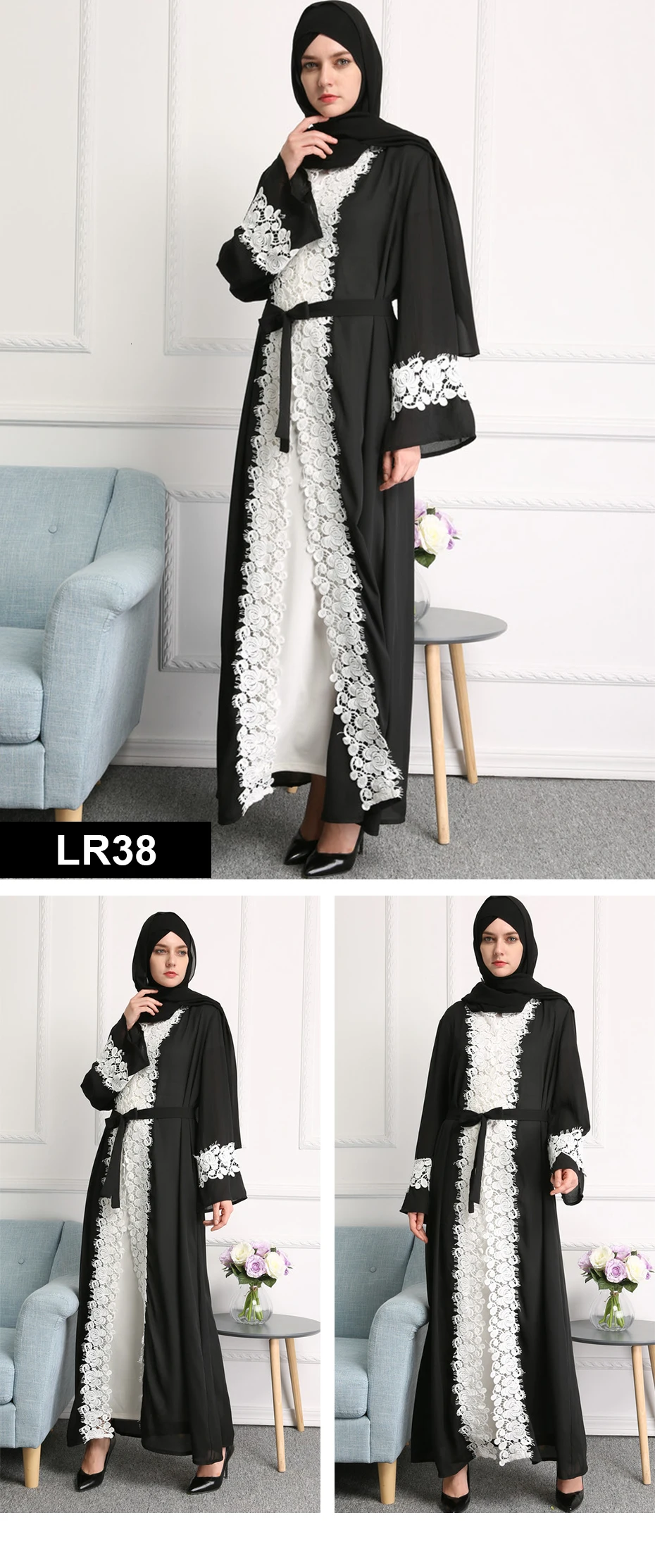 Прямая поставка, платье, женские платья, дешевая распродажа, длинное винтажное платье макси, Vestidos Verano Robe Femme, мусульманское, бохо, с вышивкой, свободное, с круглым вырезом - Цвет: LR38