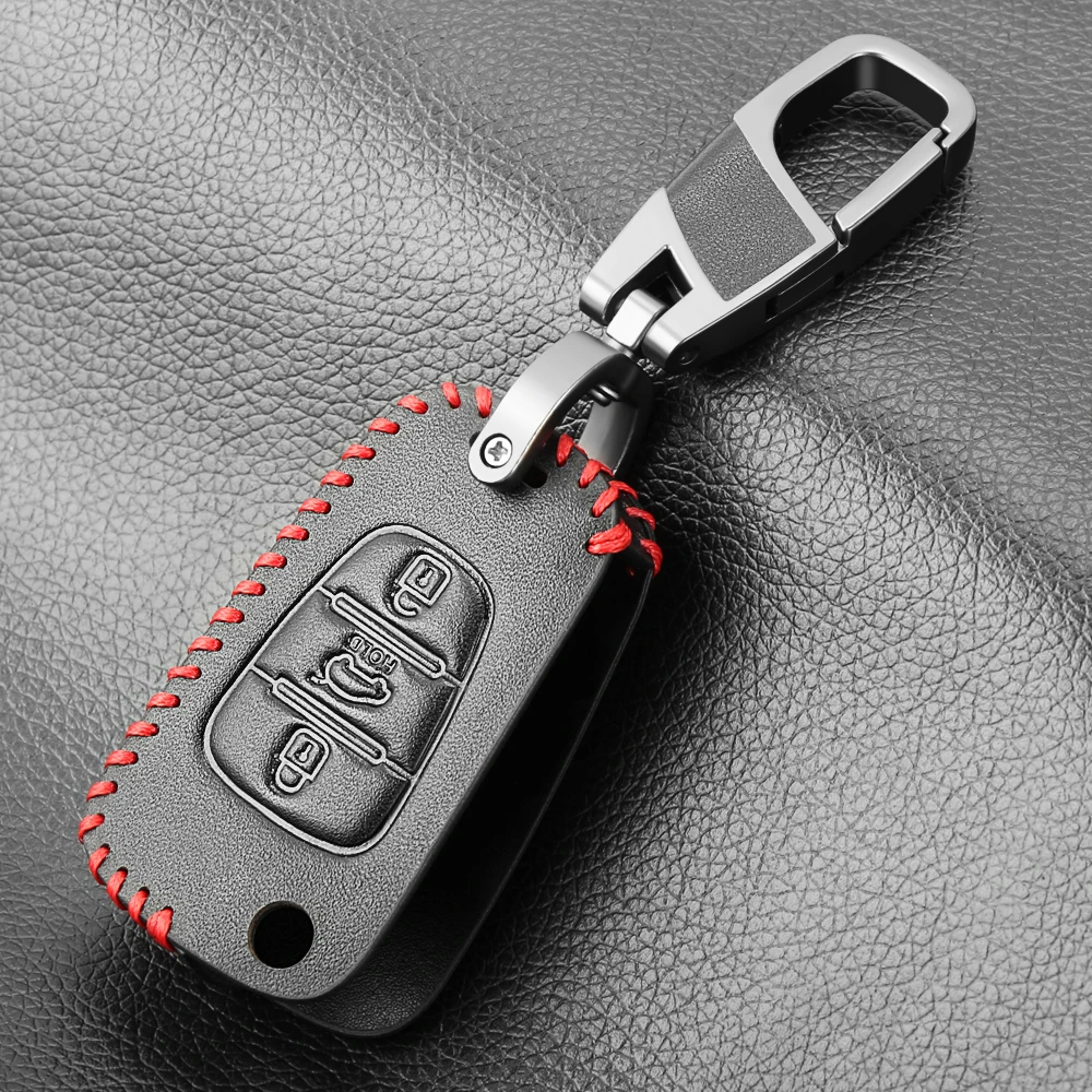 Genuine leather key case key bag cover For Kia KX3 KX5 K3S RIO RIO 4 Ceed Cerato Optima K5 Sportage Soul Sorento Car Styling key case,key case cover