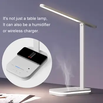 

LED Clip Booklight Reading Light Flexible Adjustable with Wireless Charging with Aromatherapy Flashlight Torch Night Lamp