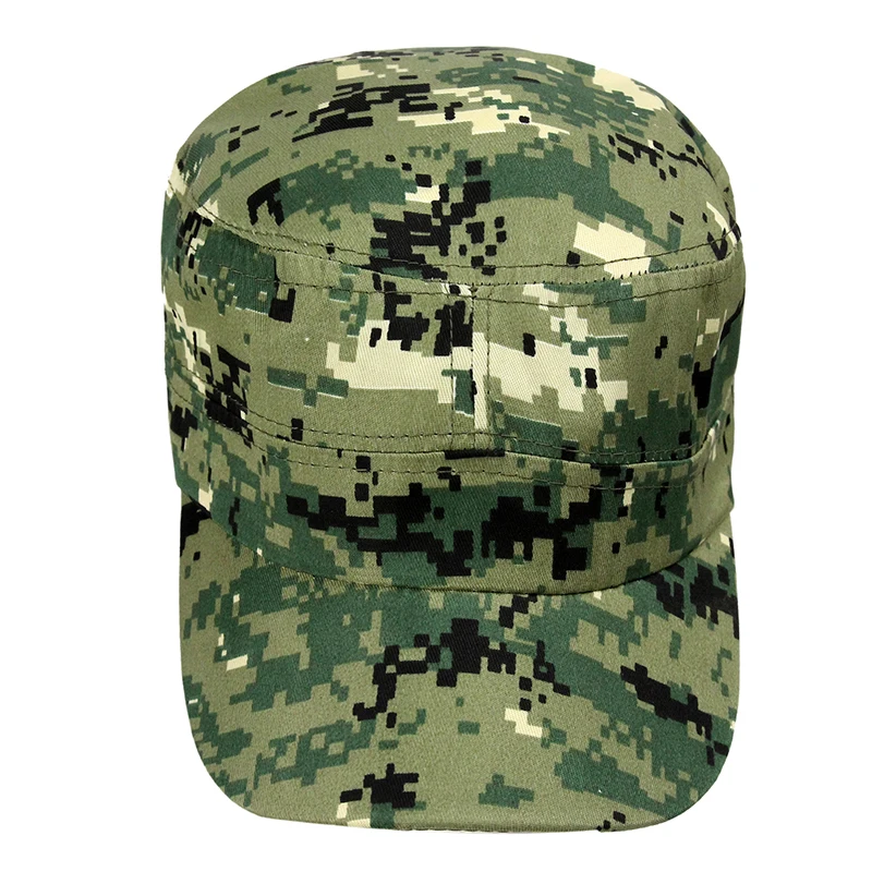 Summer Camouflage Cadet Contractor's Cap Adjustable Hunting Cap Mens Military Patrol Combat Cap Army Hat Durable Comfortable