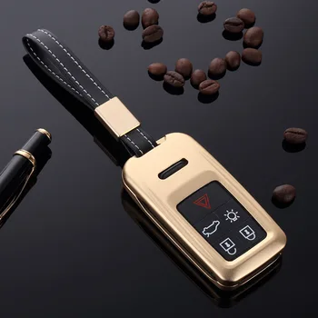 

Aluminum Alloy Car Key Case Cover Protection Protector Accessories Covers For Volvo V40 S60L V60 S60 XC60 XC90 t3 t4 t5