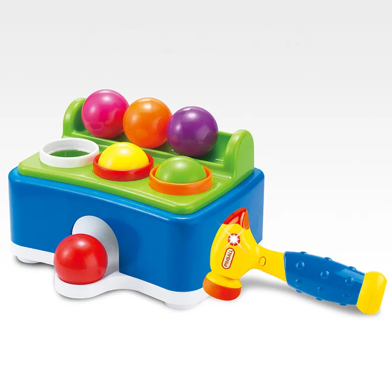 Hot Sales Hammer Table Ball Pounding yin le chui Ball Table Educational Toy