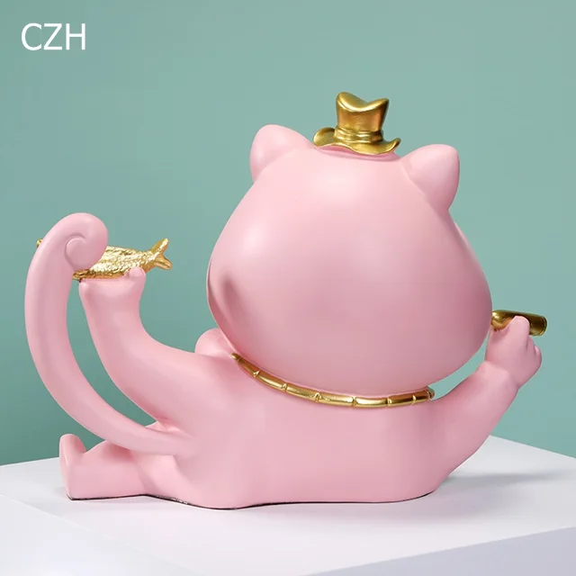 Resin Big Mouth Storage Box Home Decoration Sculpture Decoration Candy Storage Accessories