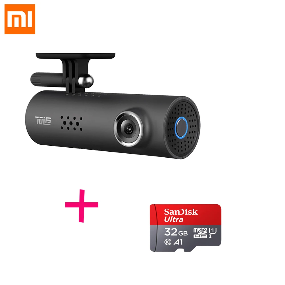Add 32GB TF Card Xiaomi 70 Minutes 70MAI Smart WiFi автомобильный видеорегистратор Wrieless Dash Cam 130 градусов Mstar 8328P sony IMX323 1080P 30fps автомобильная камера - Название цвета: Add 32GB TF Card