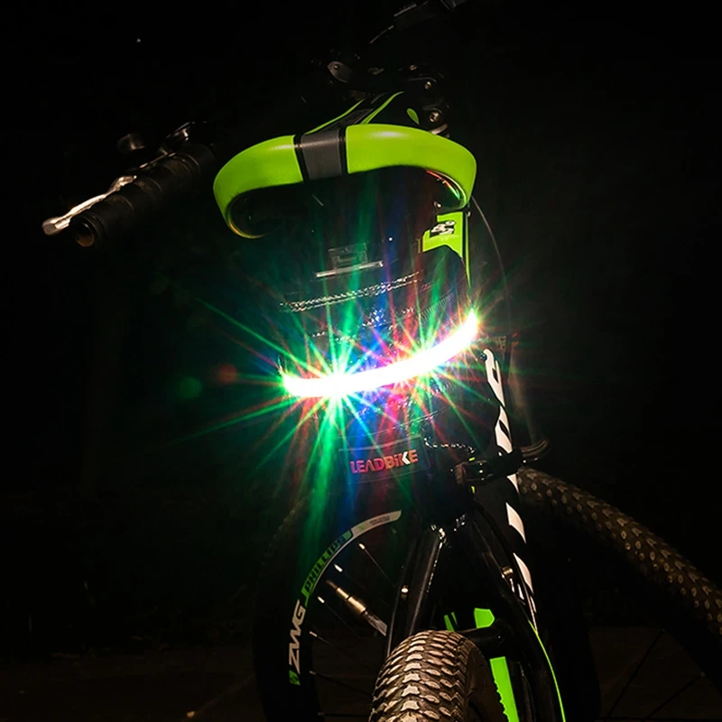 Leadbike открытый велосипедный мешок хвост посылка с Usb зарядка Водонепроницаемый светодиодный светильник Предупреждение велосипедное седло мешок