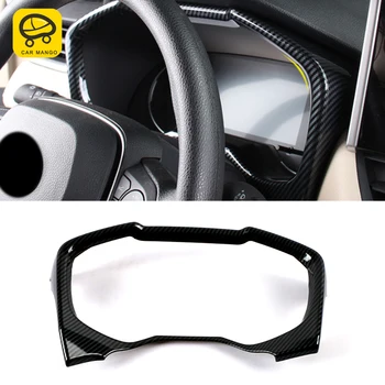 

CarManGo For Toyota Rav4 Rav 4 XA50 2019 2020 Car Dashboard Panel Cover Trim Frame Circle Decoration Sticker Interior Accessory