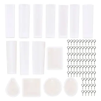 

1Set Silicone Crystal Epoxy Hanging Ornaments Mold Pendant Casting Mould Crafts 448E