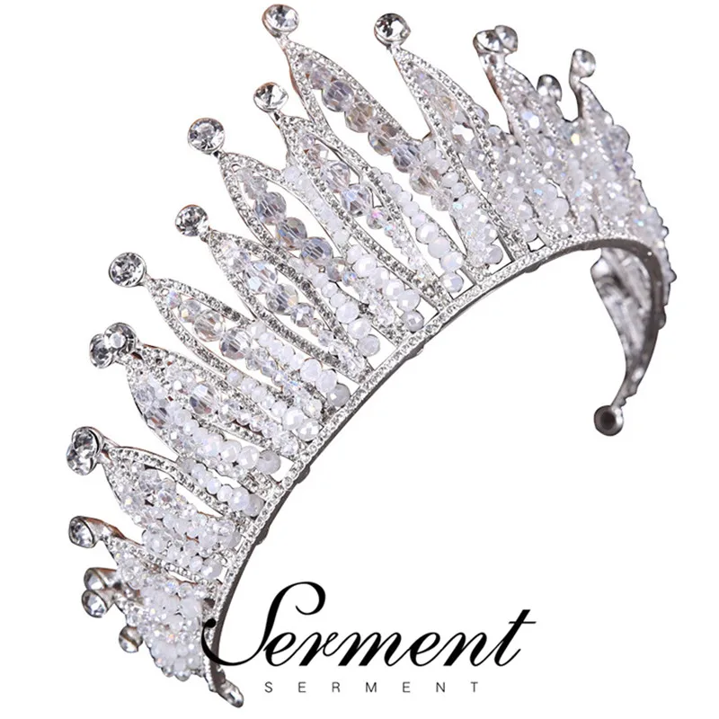 

SERMENT Birthday Crown Fashion Hair Jewelry Bridal Party Hair Accessories Number Birthday Cake Crown Jewelry Lovely Girl's Gift