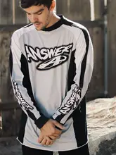  Long sleeve t-shirt men's road bike clothes downhill jersey  mtb jersey bike jersey motocross jersey  Breathable 