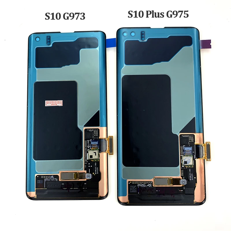 Новинка, активно-матричные осид, S10 ЖК-дисплей для SAMSUNG Galaxy S10 G973F G973 S10 плюс G975 G975F кодирующий преобразователь сенсорного экрана в сборе 1 шт