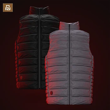 

New Youpin Graphene Intelligent Temperature Control Fever Goose Down Vest Men and Women Cotton Smith 4 Speed Control