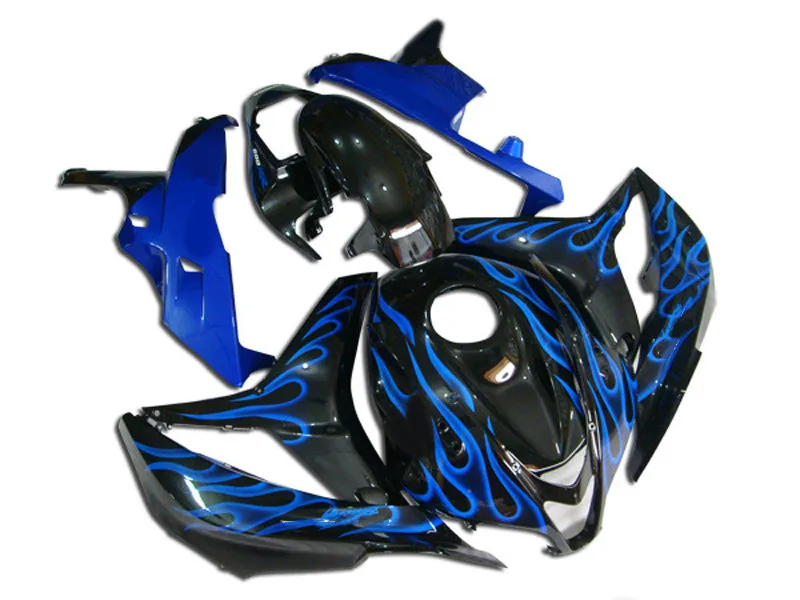 Комплект обтекателей для мотоцикла HONDA CBR600RR F5 07 08 CBR600 RR CBR 600RR 2007 2008 ABS Синий Пламя