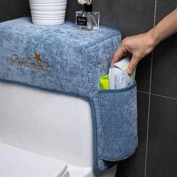 

Toilet Seat Toilet Cover Three-piece Universal Toilet Cover Cover Toilet Cushion Household Waterproof Toilet Seat Storage Pocket