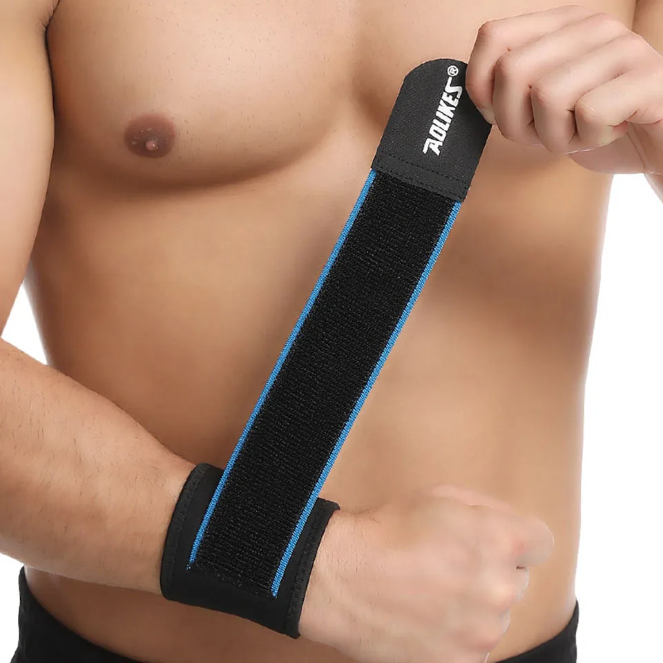 1PCS Adjustable Sport Wristband Wrist Brace Wrap Bandage Support Band Gym Strap Safety sports wrist protector Hand Bands wrist brace,wrist guard,wrist straps,wrist support,wrist support band,arthritis gloves