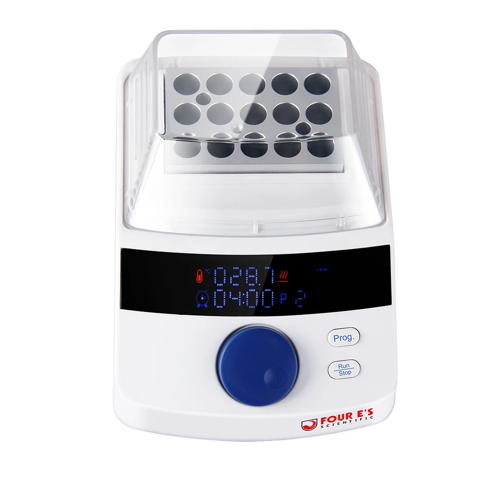 

Dry Bath Incubator With 15 x1.5ml Heating Block LED Display High Temperature Precision Timing Control for Laboratory