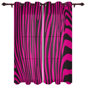 

Stripes Purple Geometric Window Curtains Home Decor Curtains for Living Room Bedroom Kitchen Items