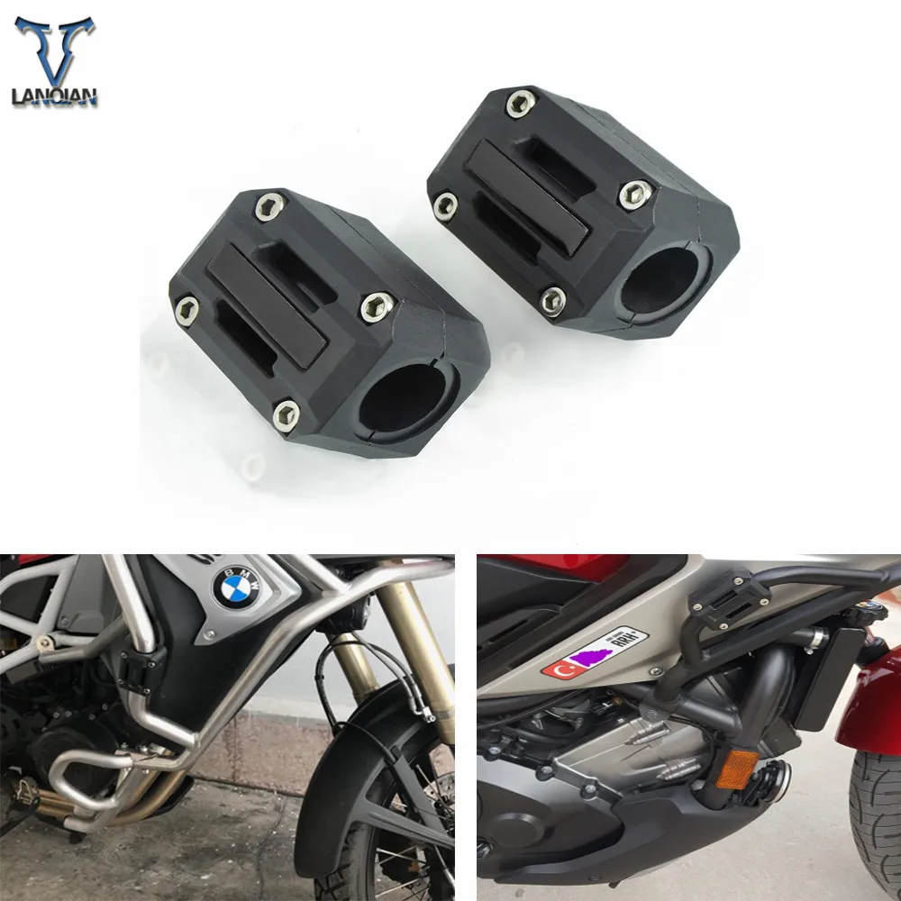 

For BMW G310R Motorcycle Accessorie 1pair Engine Crash bar Protection Bumper Decorative Guard Block Dismantling for 22/25/28mm