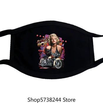 

T Mask Rotton Hd V Twin Biker Monroe Old Schooldruck Modell Marilyn Monroe Washable Reusable Mask with
