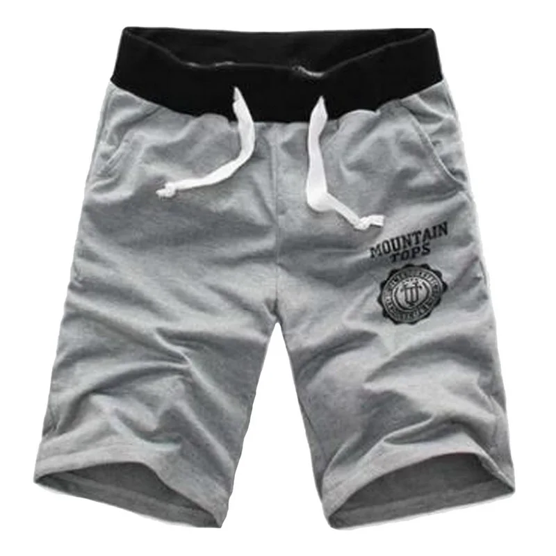 Pui men tiua, летние мужские пляжные шорты для плавания, быстросохнущие пляжные шорты - Цвет: Gray
