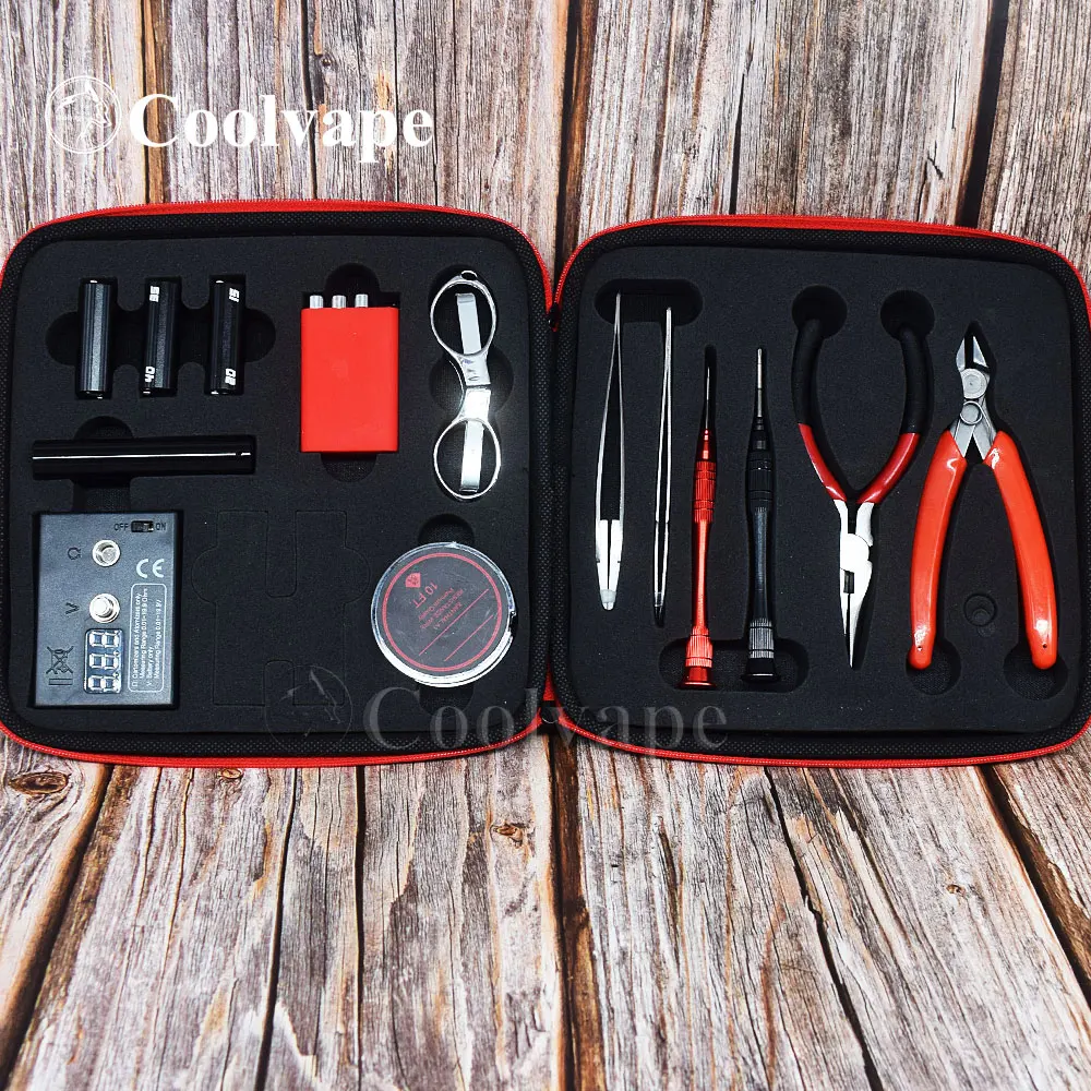 

coolvape Master DIY v2 Kit RDA DIY Tool Kit fit taifun gt4s rta Accessories Tool All-in-one Vape Device Rebuild Atomizer
