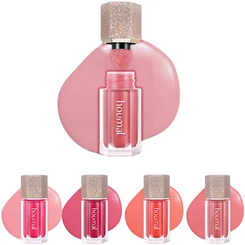 

Star Gradation Cheek 1pcs Liquid Peach Blush Palette Repair Matte Face Contour Matte Blusher Makeup Face Cheek Blusher Shadow