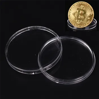

New 40mm 10pcs Coins Plastic Boxes Protect Holder Box Case Storage Collection Container Collectibles Storage Boxes