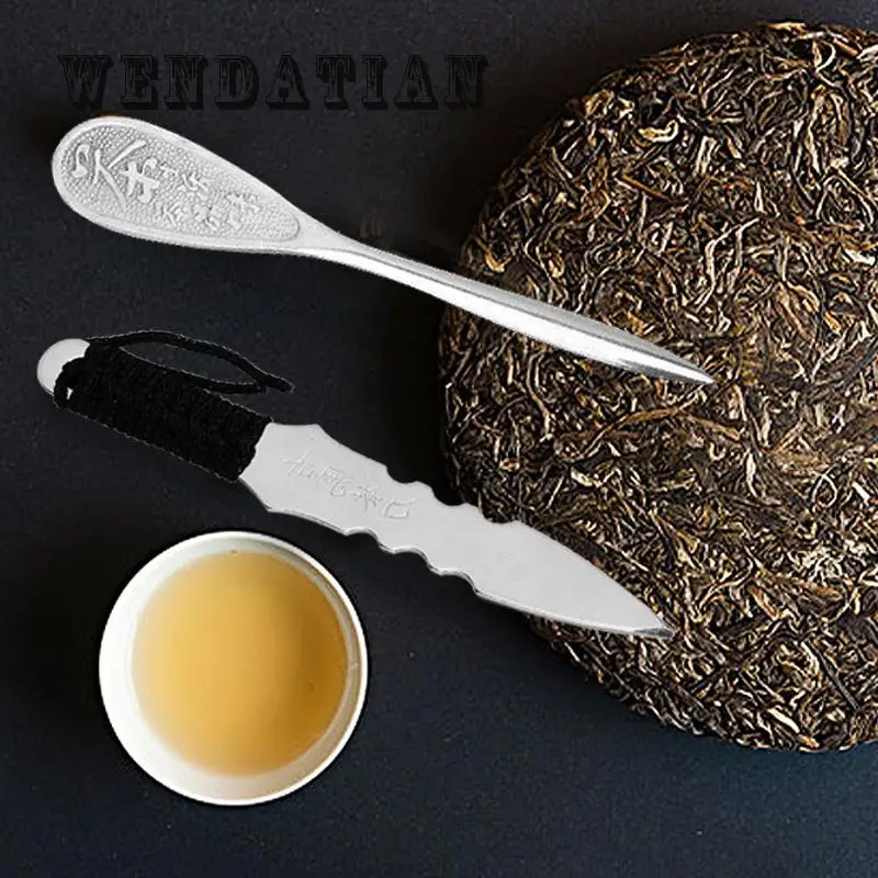 Stainless Steel , Metal Insert, Puer Knife, Kung Fu, Thickening Tea Knives, Pu'er Tools, Teas Knife, Pu'er Tea Needles Cutter