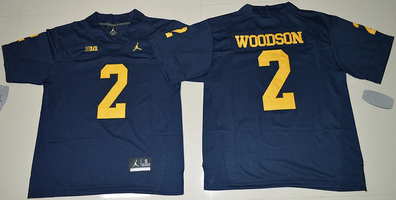 Новинка, Michigan Wolverines ing Jabrill Peppers, Jim Harbaugh Desmond Howard Charles Woodson Jersey - Цвет: Бежевый