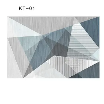 

Printed bedroom living room carpet modern geometric sofa coffee table blanket Non-Slip Absorbent Mat