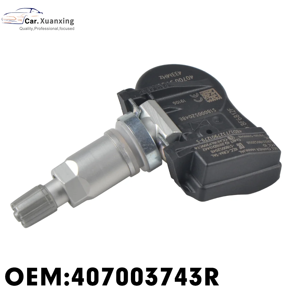 407003743RTirePressureSensorMonitoringSystem433MHzTPMSFor