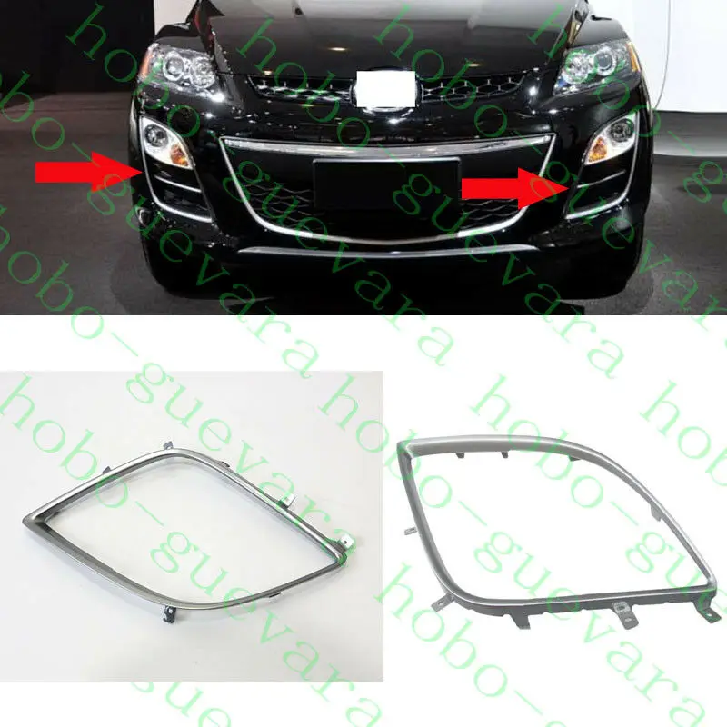 

For Mazda CX-7 2009 2010 2011 Car LH&RH Front Bumper High quality Front Fog Lights Cover Trims 2pcs