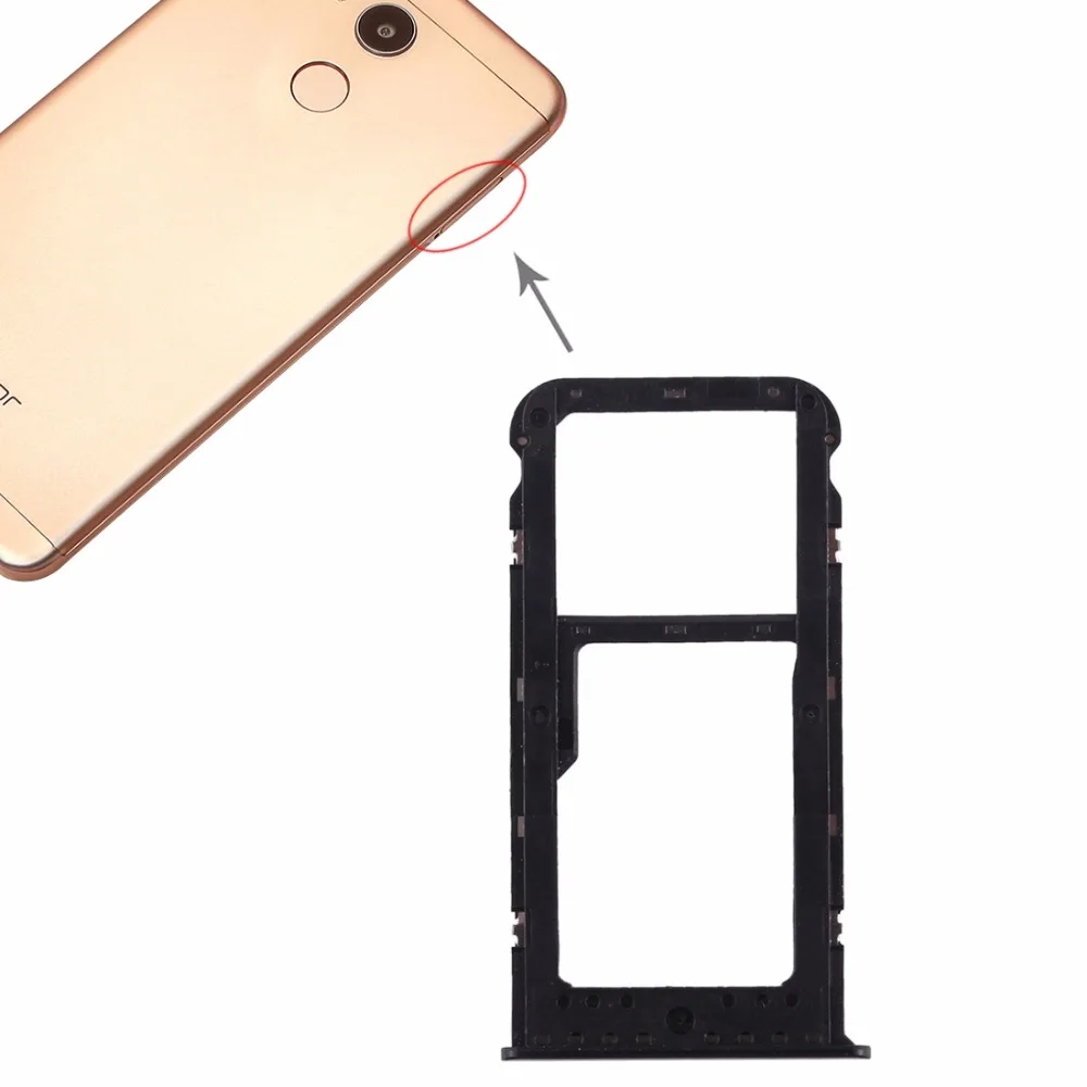 Replacement Part For Huawei Honor V9 Play Single/dual SIM Card Tray + Micro SD Slot Holder Adapter |