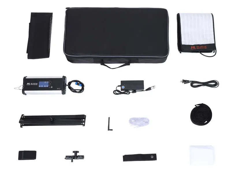 Falcon Eyes Roll-Flex Series RX-718 100W RGB 2700-9999K Luz LED portátil para fotos con DMX 648pcs Fotografía flexible Caja de seguridad godox yongnuo nanguang zhiyun softbox grid regalo vlog DJI HUAWEI FOSOTO
