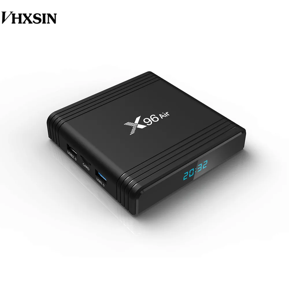 VHXSIN 10 шт. верхняя приставка телефон Netflix Wi-Fi 16 ГБ 60 кадров в секунду S905X3 X96 AIR Android 9 0