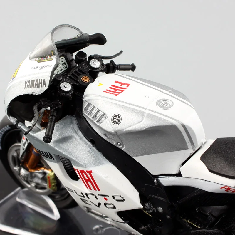 1:18 Масштаб#46 YAMAHA YZR-M1 Estoril 2009 мотоцикл Diecasts& игрушечные транспортные средства модель гоночной машины Rossi велосипед мото миниатюрный подарок для детей