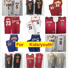 Кливленд Кевин любовь JR Smith Collin Sexton Леброн Джеймс баскетбольные майки для детей
