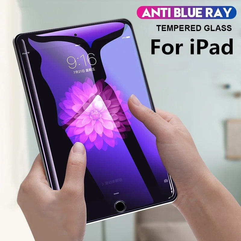 Закаленное стекло с защитой от синего излучения для iPad 7 го поколения Защита