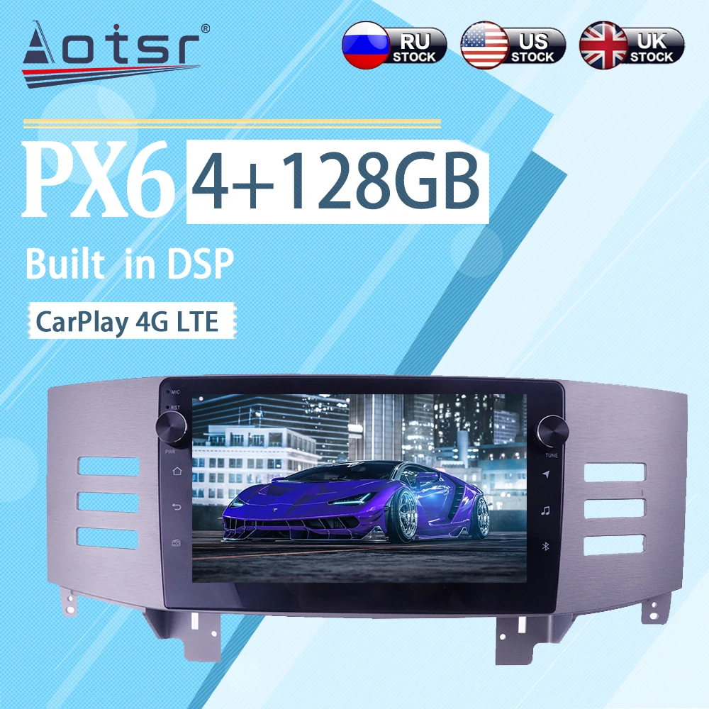 

Автомагнитола для Toyota Reiz 2005-2009, Android, стереоприемник, 2Din, Авторадио, мультимедийный плеер, GPS-навигация, экран головного устройства