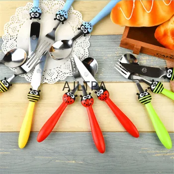 

50pcs/lot Portable Stainless Steel Cutlery Set Fork Dinner Tableware Set Kitchen Tool Stainless Steel Tableware CT0379
