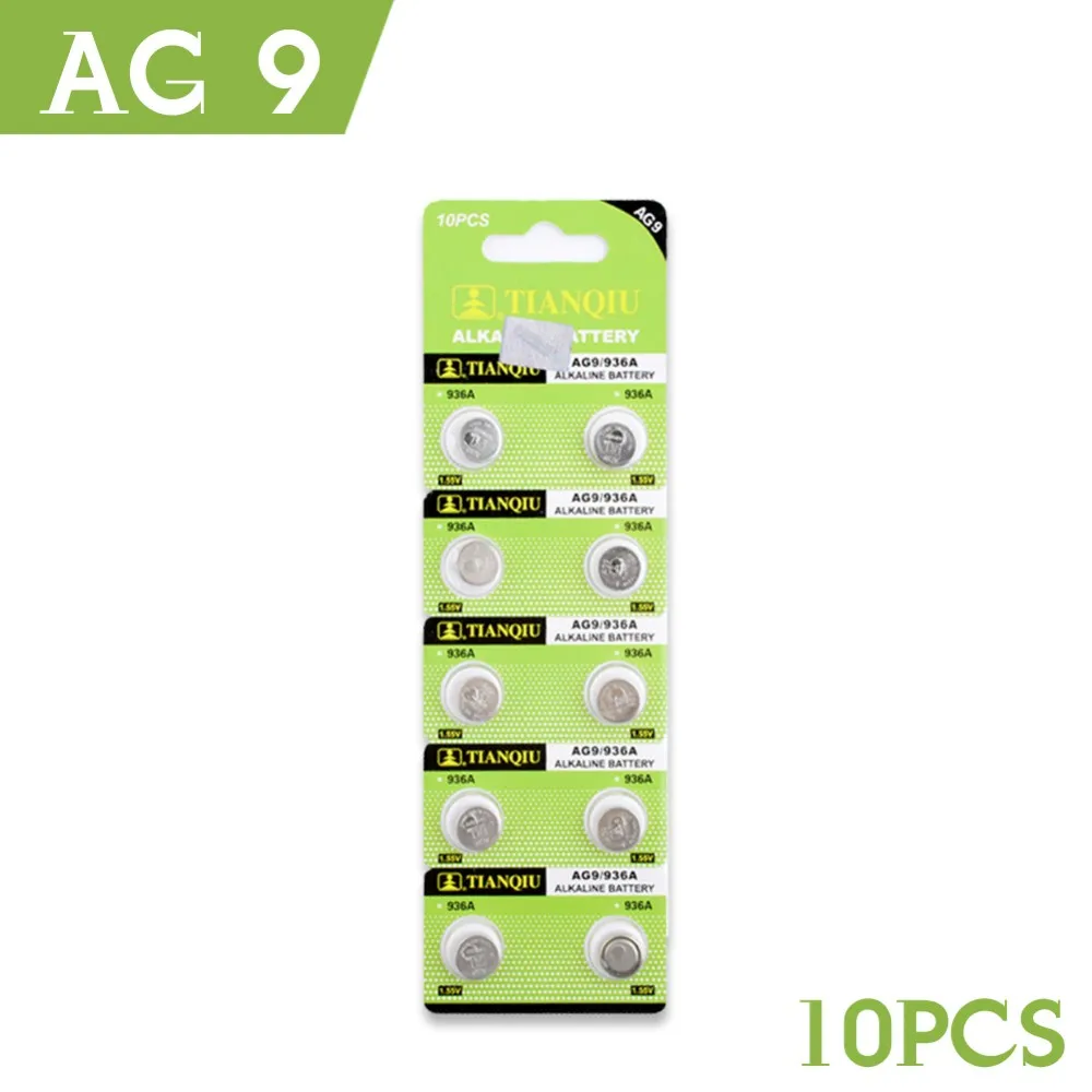 10 шт./MJKAA 394 Кнопочная батарея AG9 LR936 SR936 194 щелочная батарея 1,5 в SR936SW CX194 часы игрушка пульт дистанционного управления Батарея цифровой камеры