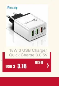 Быстрое зарядное устройство, двойной USB, зарядное устройство для телефона, 3.1A, быстрая зарядка, ЕС, США, вилка, мобильный дорожный настенный адаптер для iPhone X, iPad, samsung, планшета
