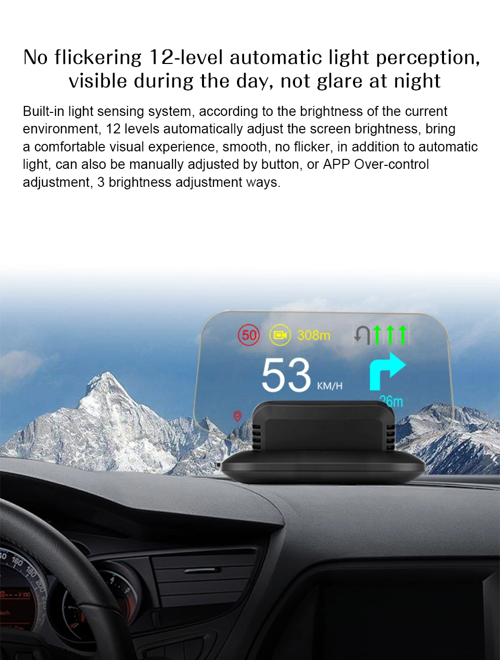 C1 HUD Mirror with Navigation system (15)